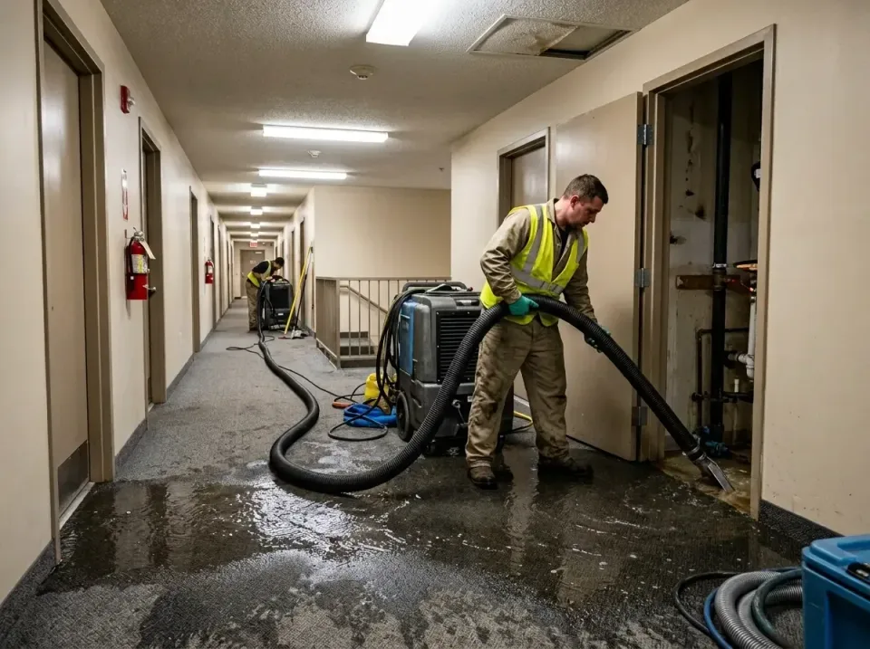 multi-unit-apartment-hallway-f-005 — frequently asked questions, Emergency Burst Pipe Water Extraction & Removal in Nicholso…